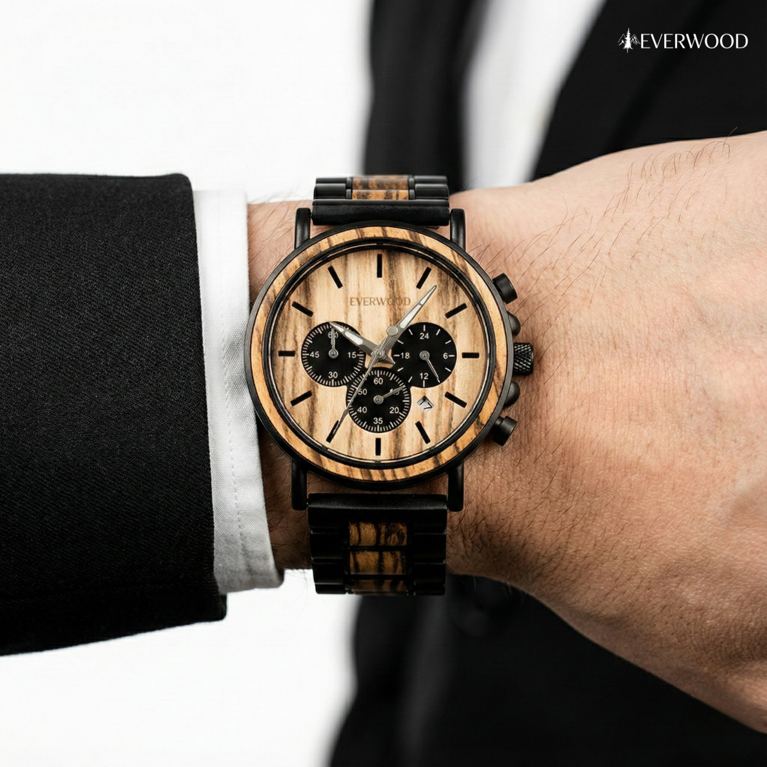 EverWood™ - Walnut Zebra 44mm