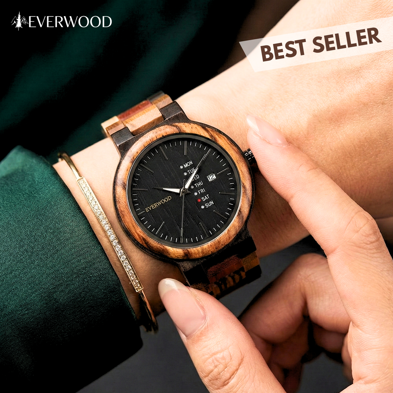 EverWood™ - MultiWood Quartz 38mm